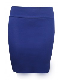 Miss Me - Short ponti skirt - royal