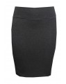 Miss Me - Short ponti skirt - charcoal