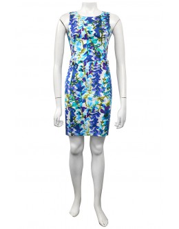 Four Girlz - Julie sateen dress with button tab detail