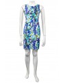 Four Girlz - Julie sateen dress with button tab detail