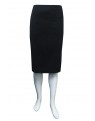  Four Girlz - Office skirt with v waist band and back kick pleats.