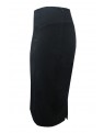  Four Girlz - Office skirt with v waist band and back kick pleats.