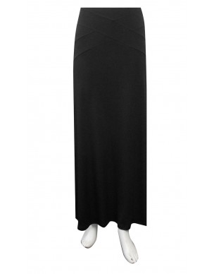 Sister Sister - Katherine cross panel soft knit maxi skirt.