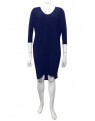 Four Girlz - Lola 3/4 sleeve drape dress with pockets.