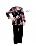 Room To Move 2044 - Kym Floral Longline Scuba Jacket