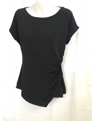 Four Girlz - Hayley side ruched cap sleeve top.
