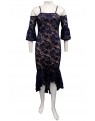 Four Girlz - Patricia lace dress with elbow length sleeves.