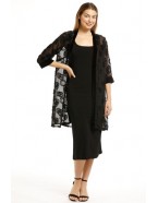 FOUR 11770 - Debbie Chiffon Duster Cardi