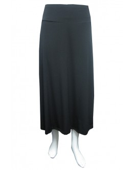  Miss Me - Jersey mid length skirt with thick waist band.