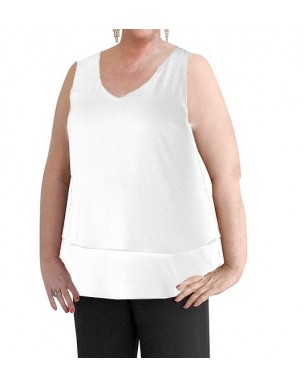 Room To Move - Maya V-neck 2 layer singlet.