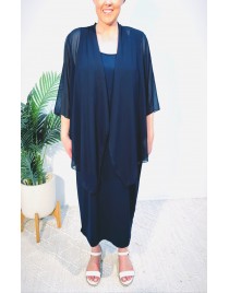 Room To Move -Chiffon waterfall jacket shrug