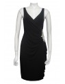 MISS ME - Carmen Jersey Cross Over Dress with Beaded Motif