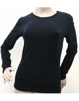  Wet Seal - High Scoop Neckline top with long sleeves