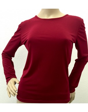  Wet Seal - High Scoop Neckline top with long sleeves