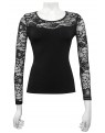  Miss Me - Casandra soft knit lace top.