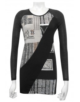 Four Girlz - Cheri contrast tunic.